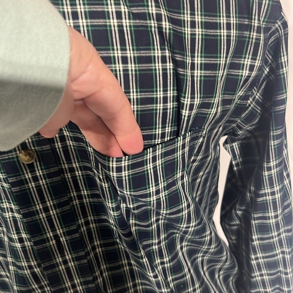 L.L.Bean men’s traditional fit cotton plaid button down shirt size medium . - Picture 3 of 9